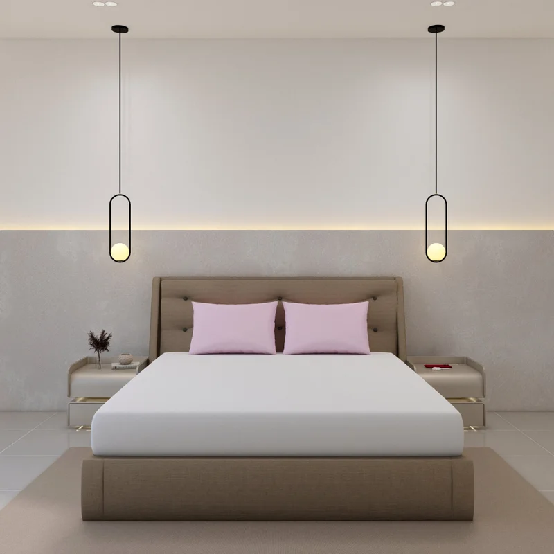 بونتو طقم غطاء وسادة إيطالي مريح من الساتان بعدد خيوط